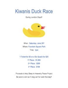 Kiwanis Duck Race